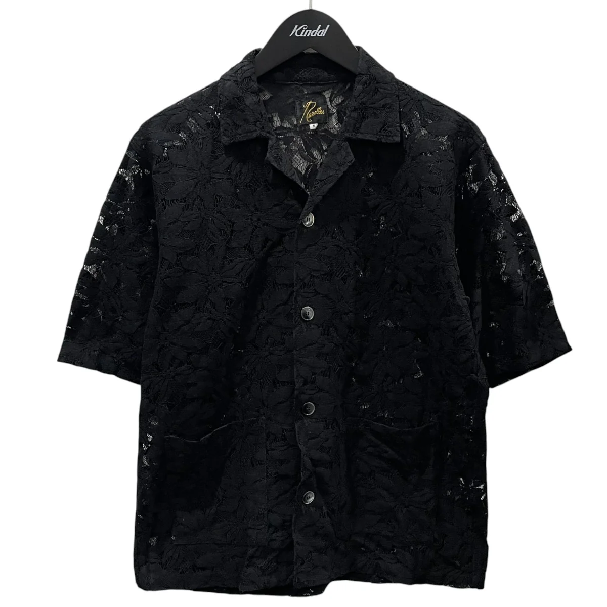 23SS オープンカラー半袖レースシャツ Cabana Shirt - C/PE/R Lace Cloth / Flower カバナシャツ レースクロス フラワー MR252