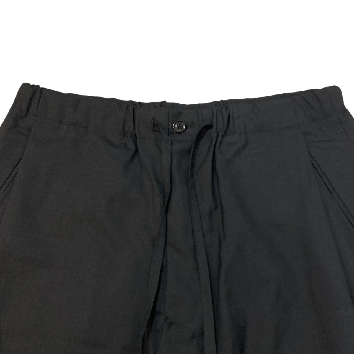 SUPER FINE WOOL TROPICAL DRAWSTRING SHORTSハーフパンツULPT66-KA187 . - Image 3