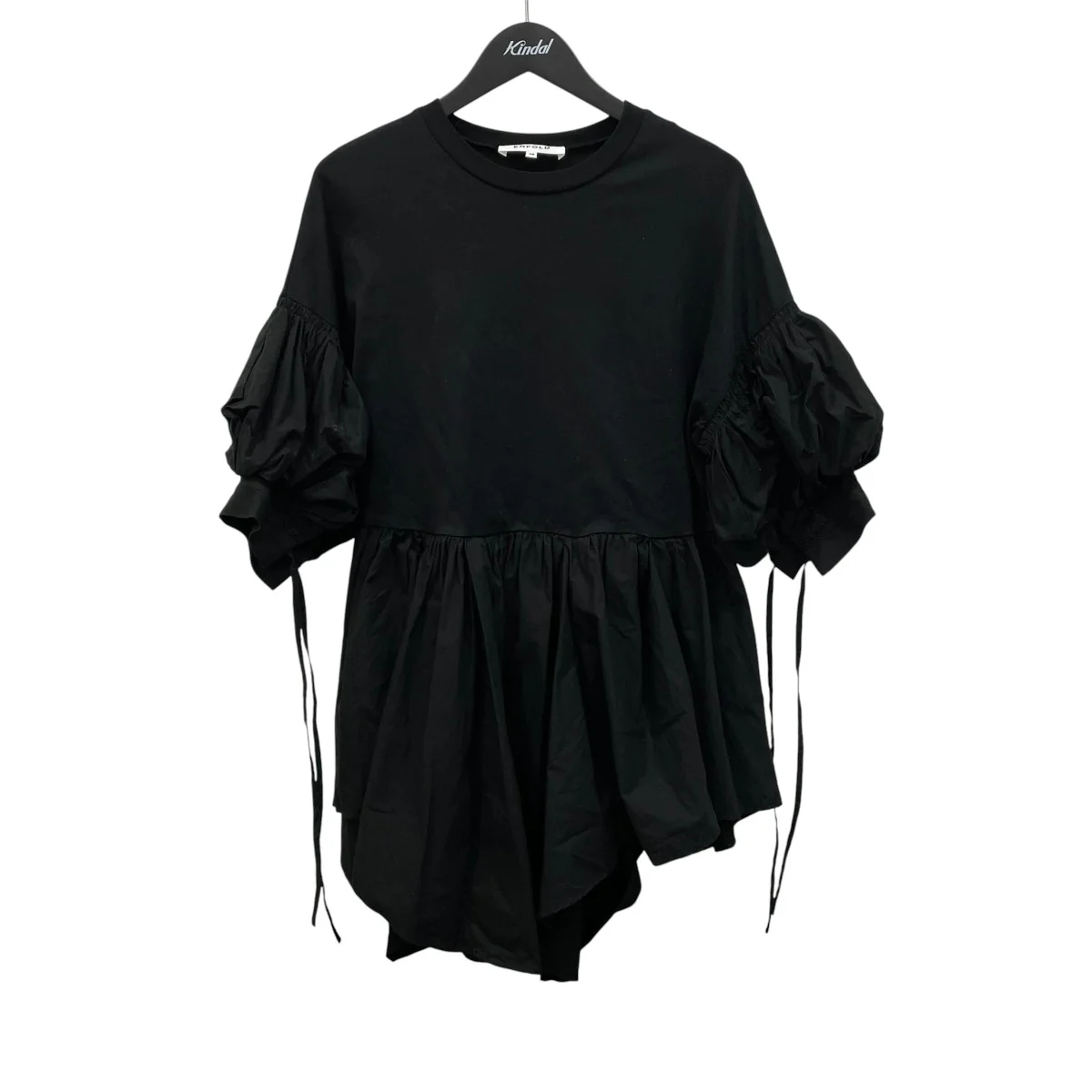 PULLOVER タイプライター レイヤーライク半袖ブラウス300FA2302340