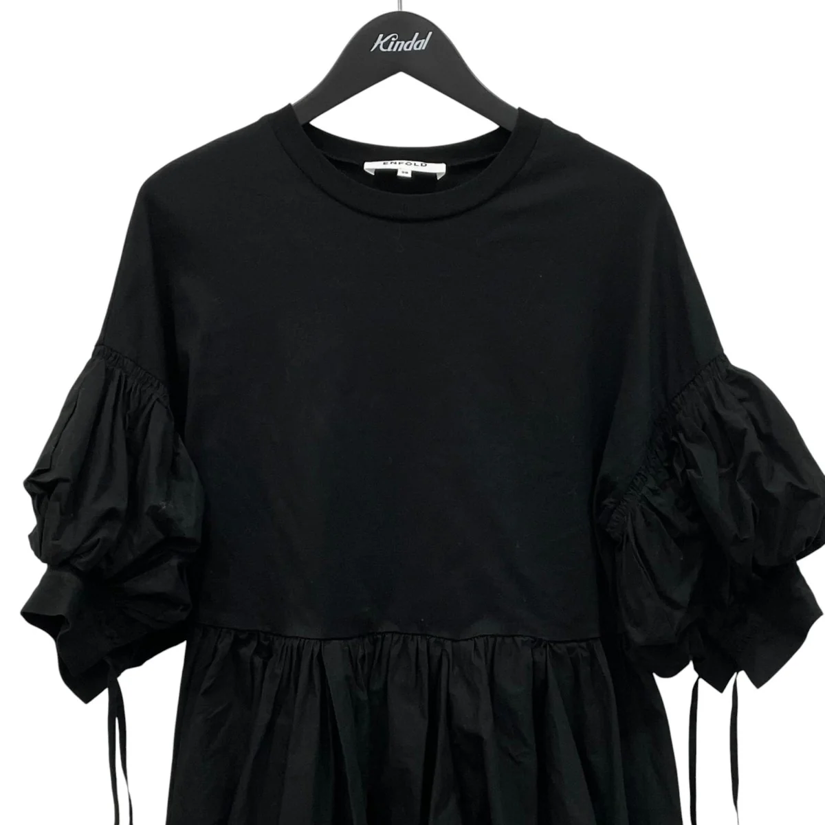 PULLOVER タイプライター レイヤーライク半袖ブラウス300FA2302340 - Image 2