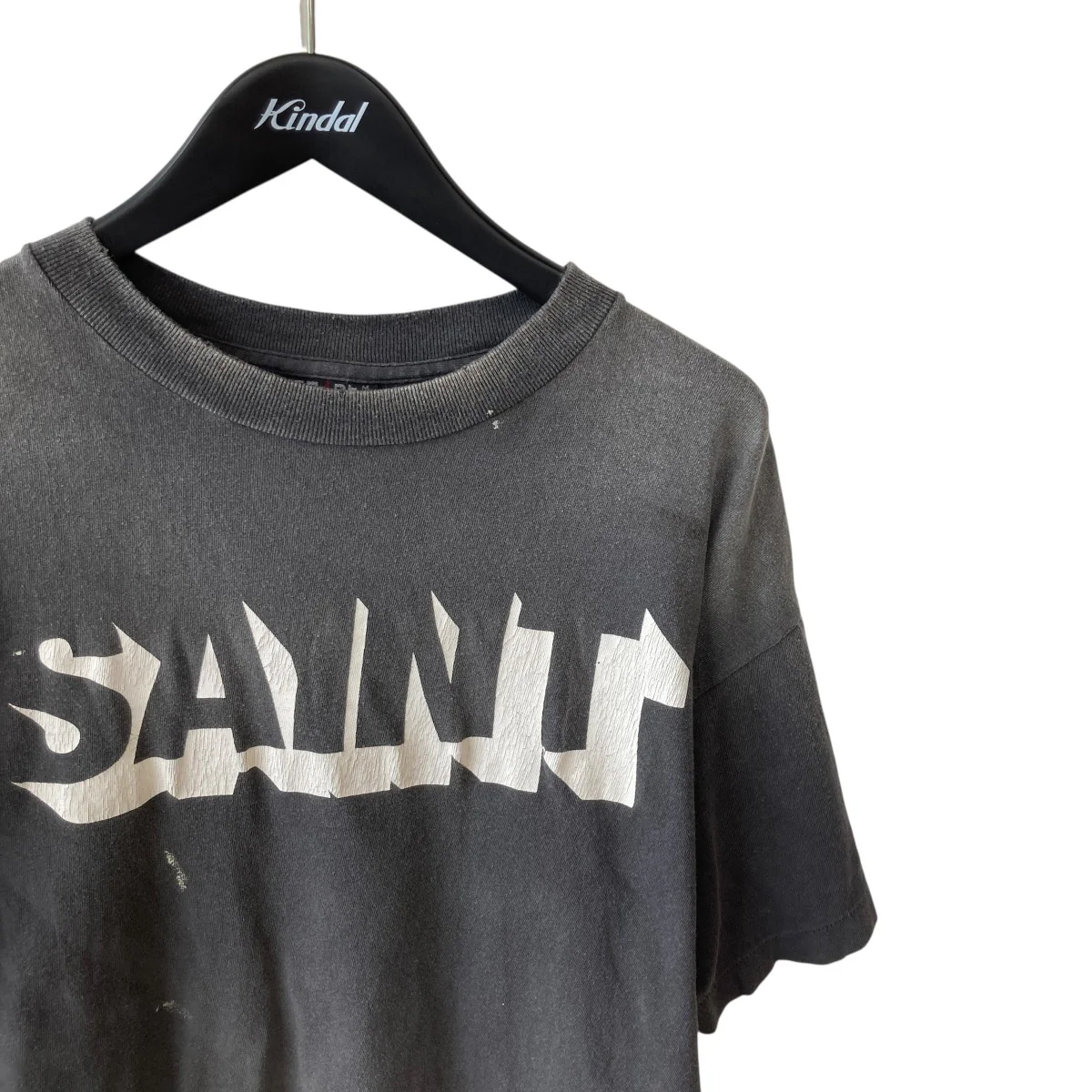 SS TEE SAINT BLACK半袖カットソーSM-HR1-0000-008 - Image 3