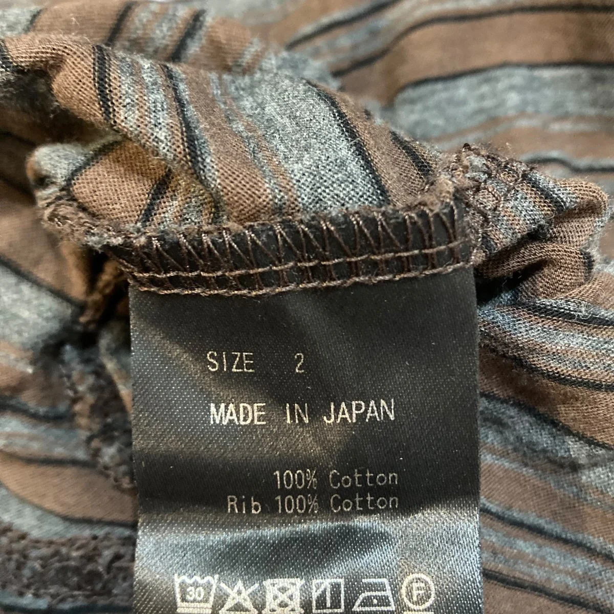 60 -追撚ガス糸36Gボーダー天竺 ボーダーTEEボーダー半袖カットソーM25C93CS01B - Image 6
