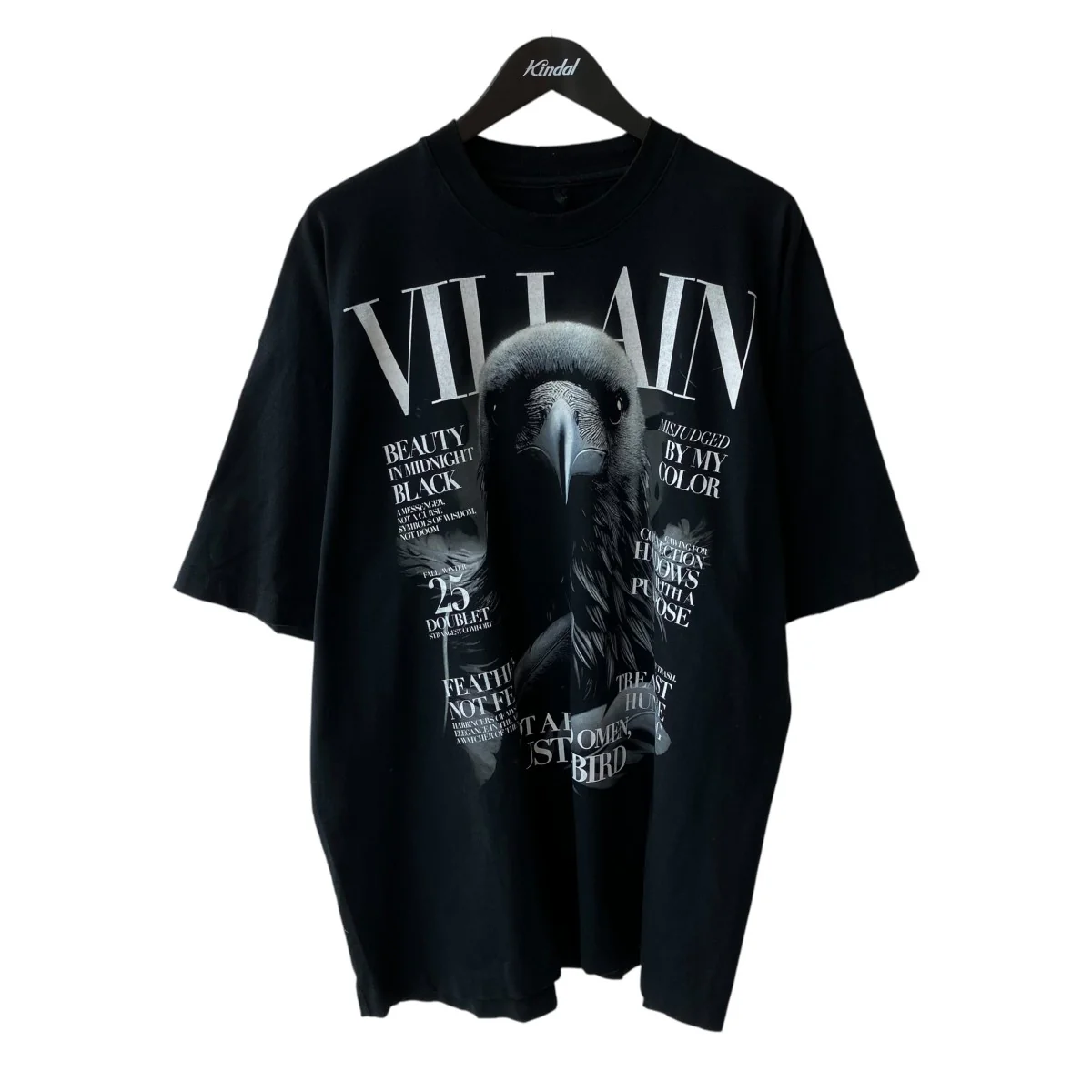 25AWVILLAIN COVER PRINT T-SHIRT半袖カットソー25AW48CS411