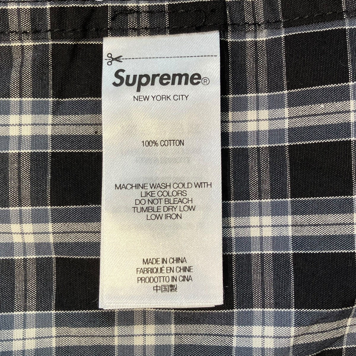 25SSMini Plaid S/S Shirt半袖シャツ - Image 6
