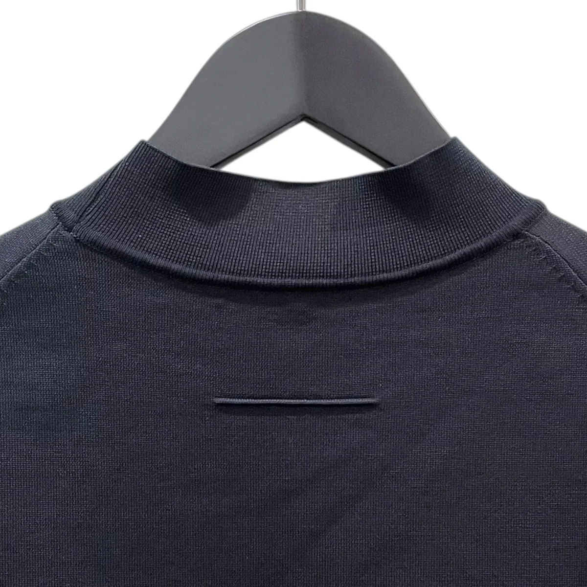 22SS 18G シルク天竺 モックネック半袖ニット SL7S-513 - Image 4