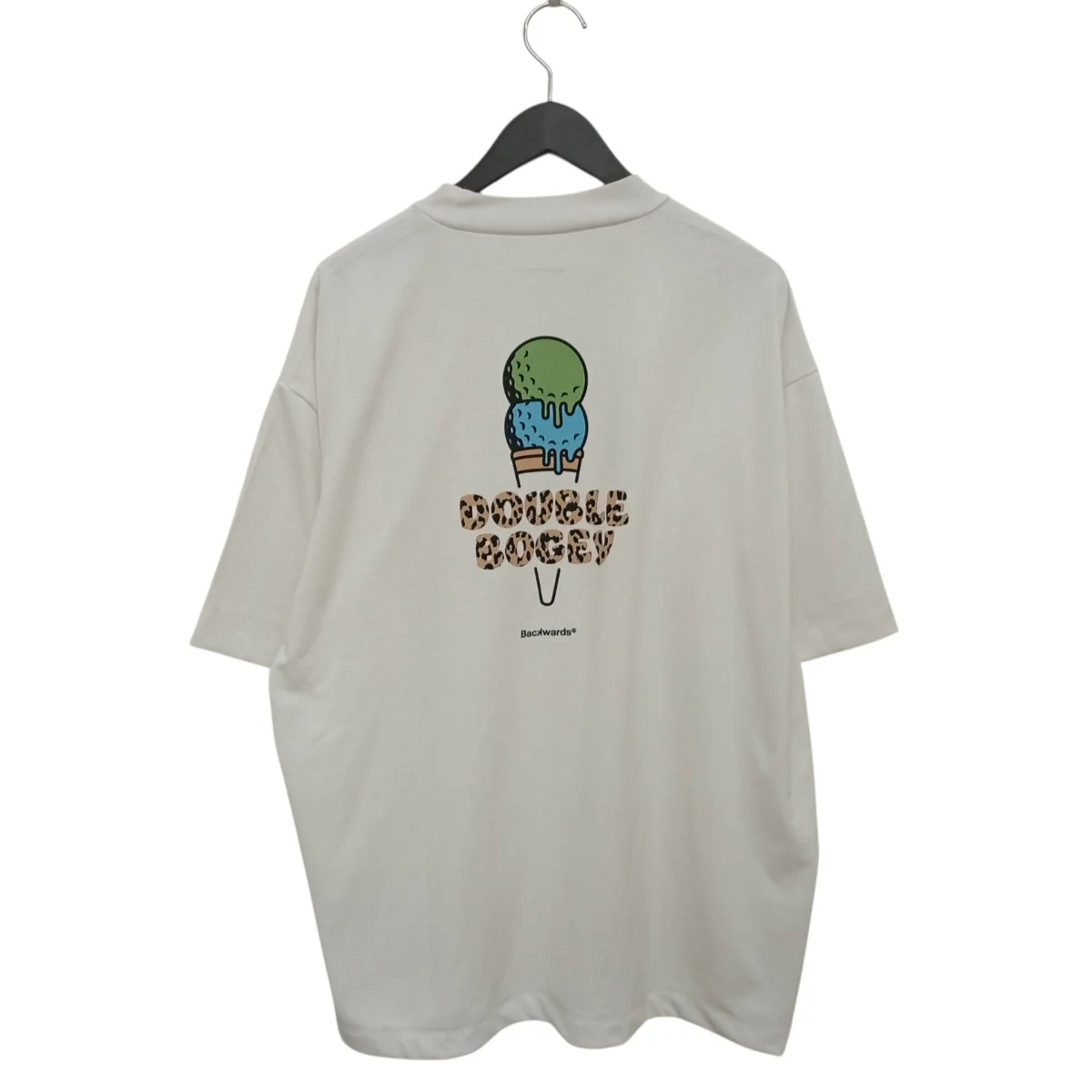 DB Back print Mock Neck半袖カットソー521-12011 - Image 2