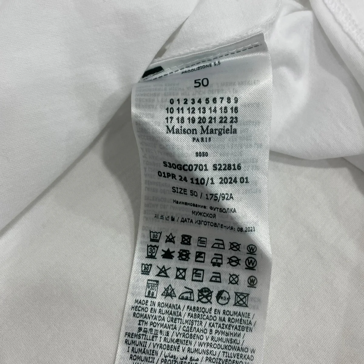 UネックTシャツS30GC0701 - Image 6