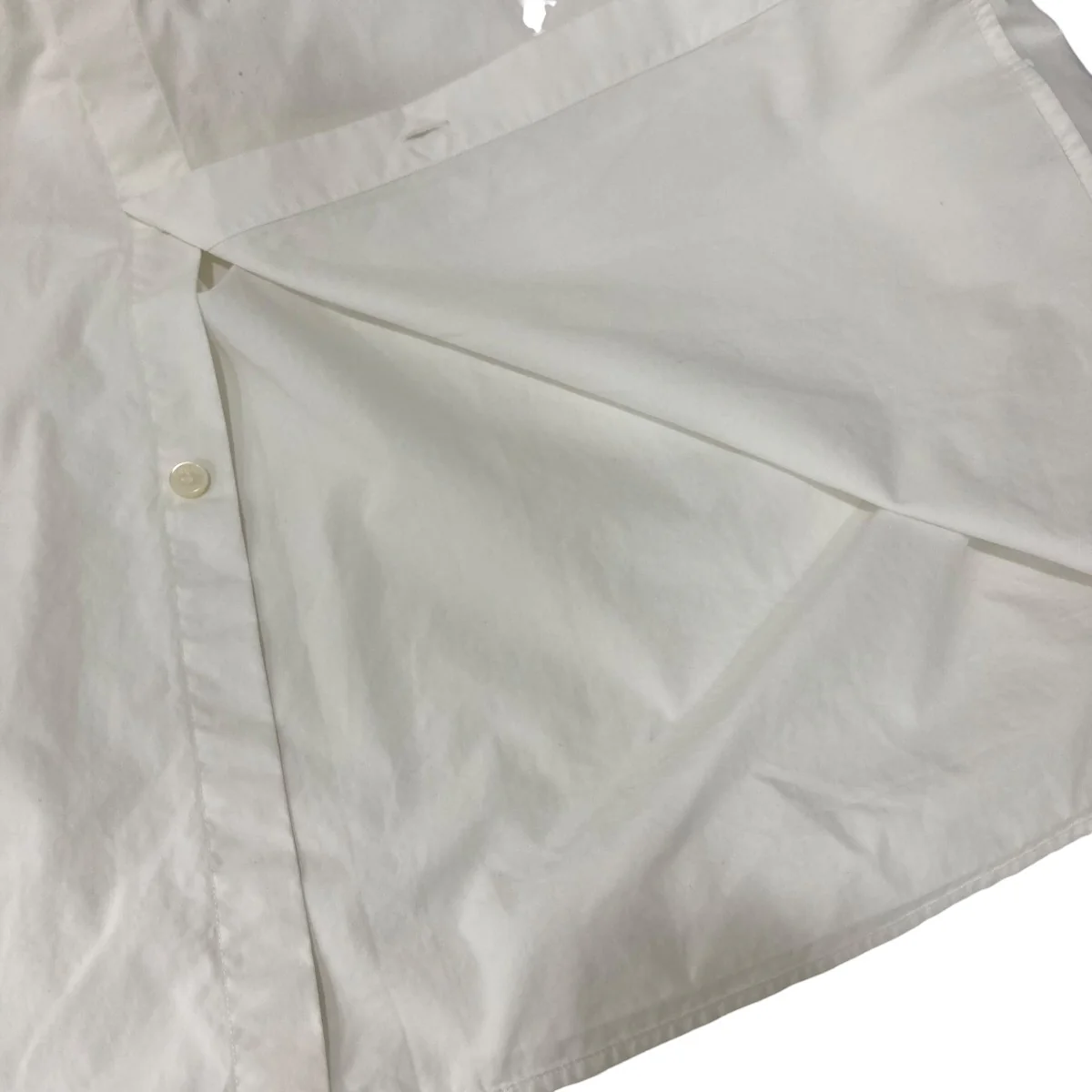 White Shirt With Silver Pocket In Metal長袖シャツXV3CIA97878 - Image 5