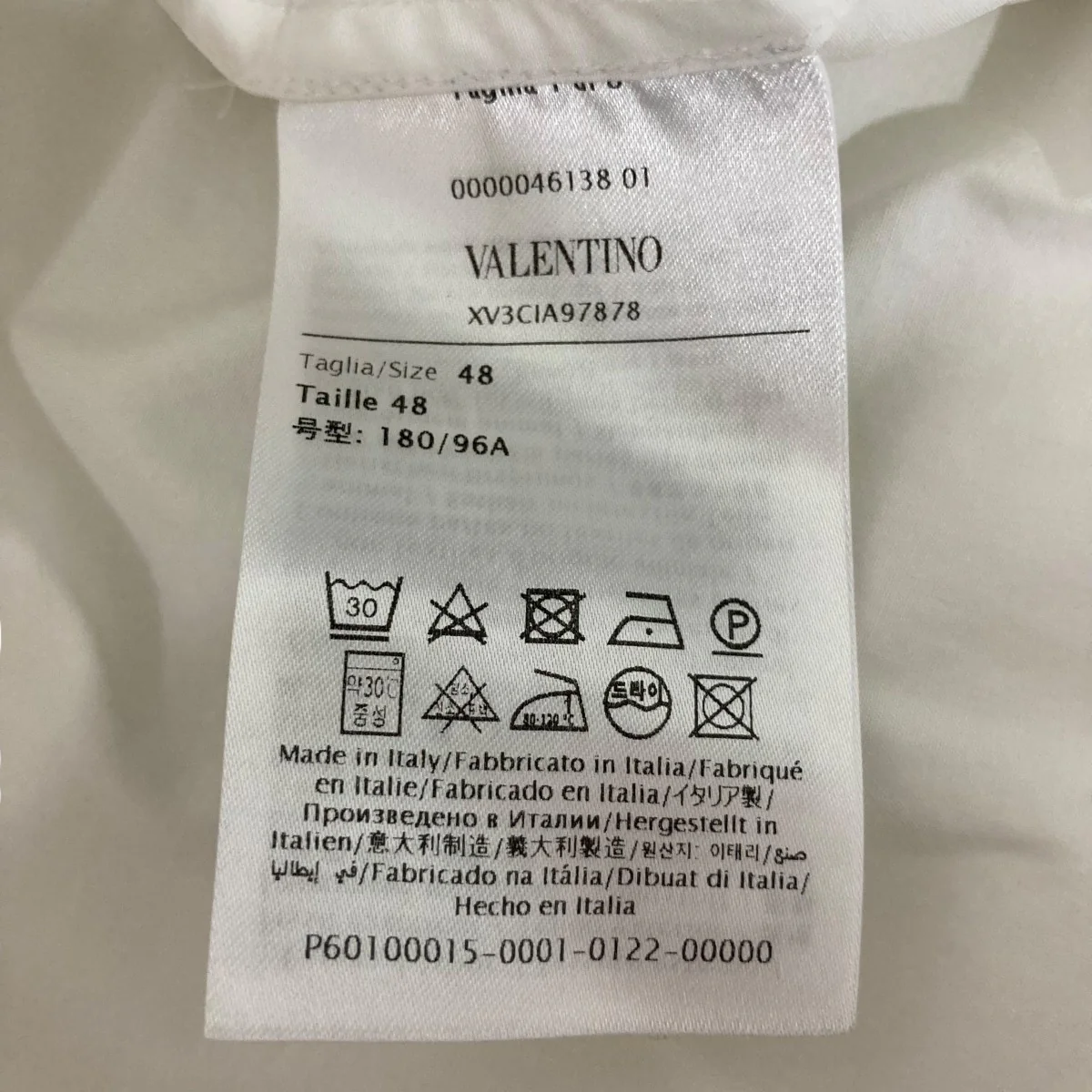 White Shirt With Silver Pocket In Metal長袖シャツXV3CIA97878 - Image 7