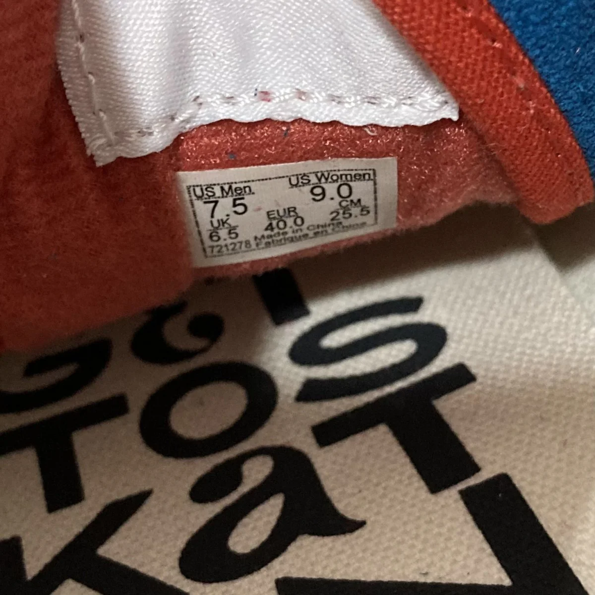 OTWR Old Skool 36 PP Parra Midnight Carmineスニーカー721278 - Image 9