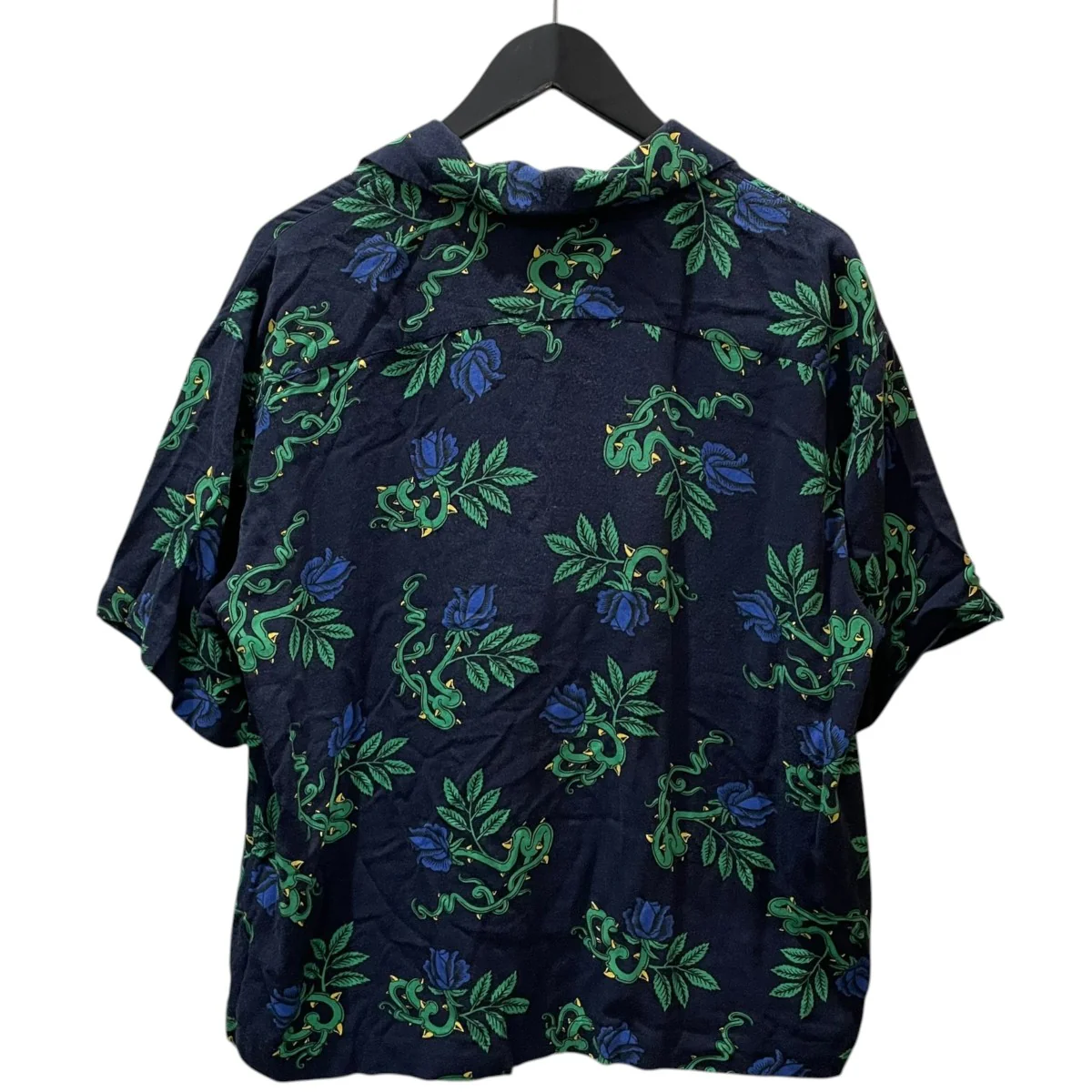 18SS オープンカラー半袖シャツ Rose Pattern Short-Sleeve Shirt ローズパターン ショートスリーブシャツ US1405 - Image 2