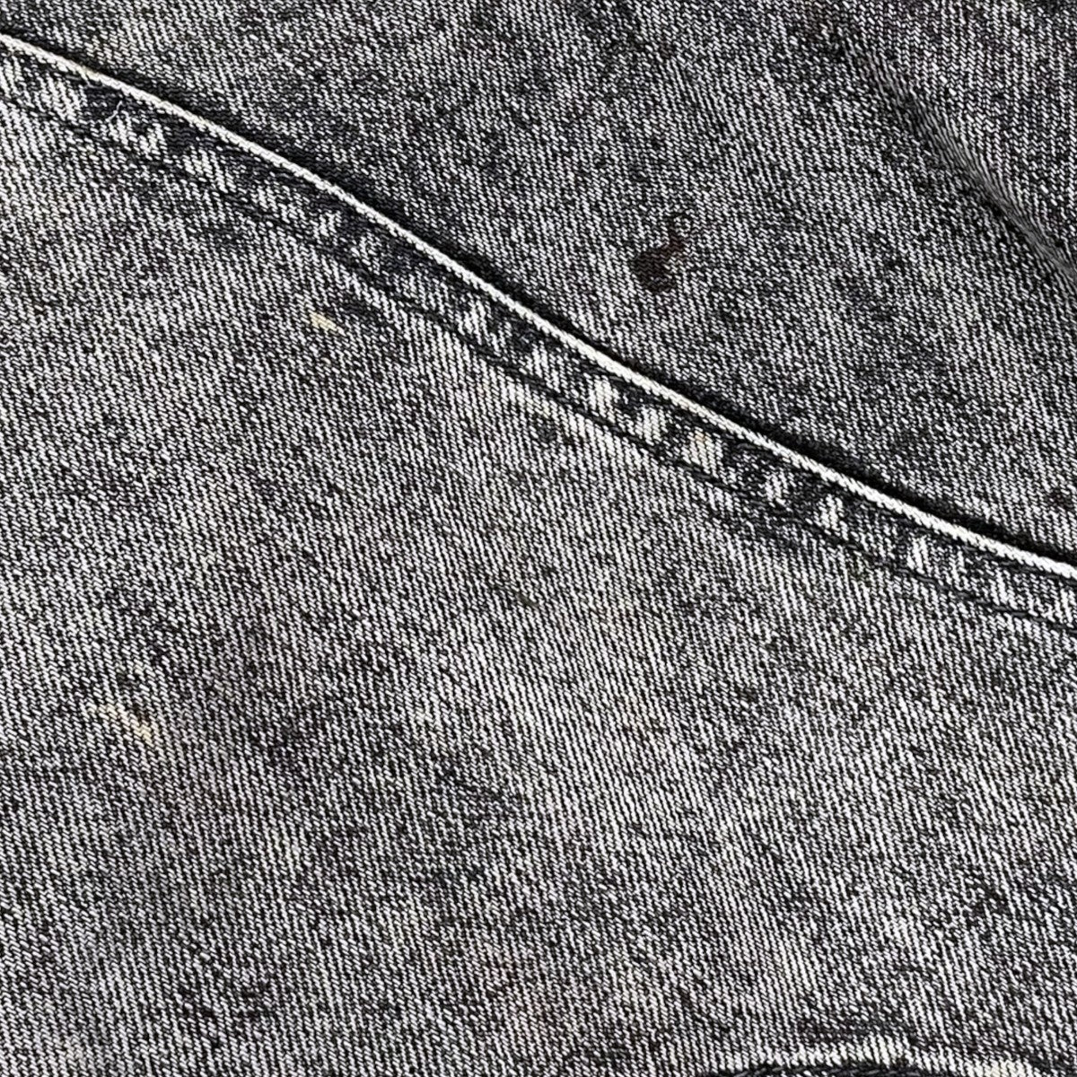 24SS 加工デニムパンツ ACID WASHED MODERN WESTERN WIDE TROUSERS 2441000420 - Image 8