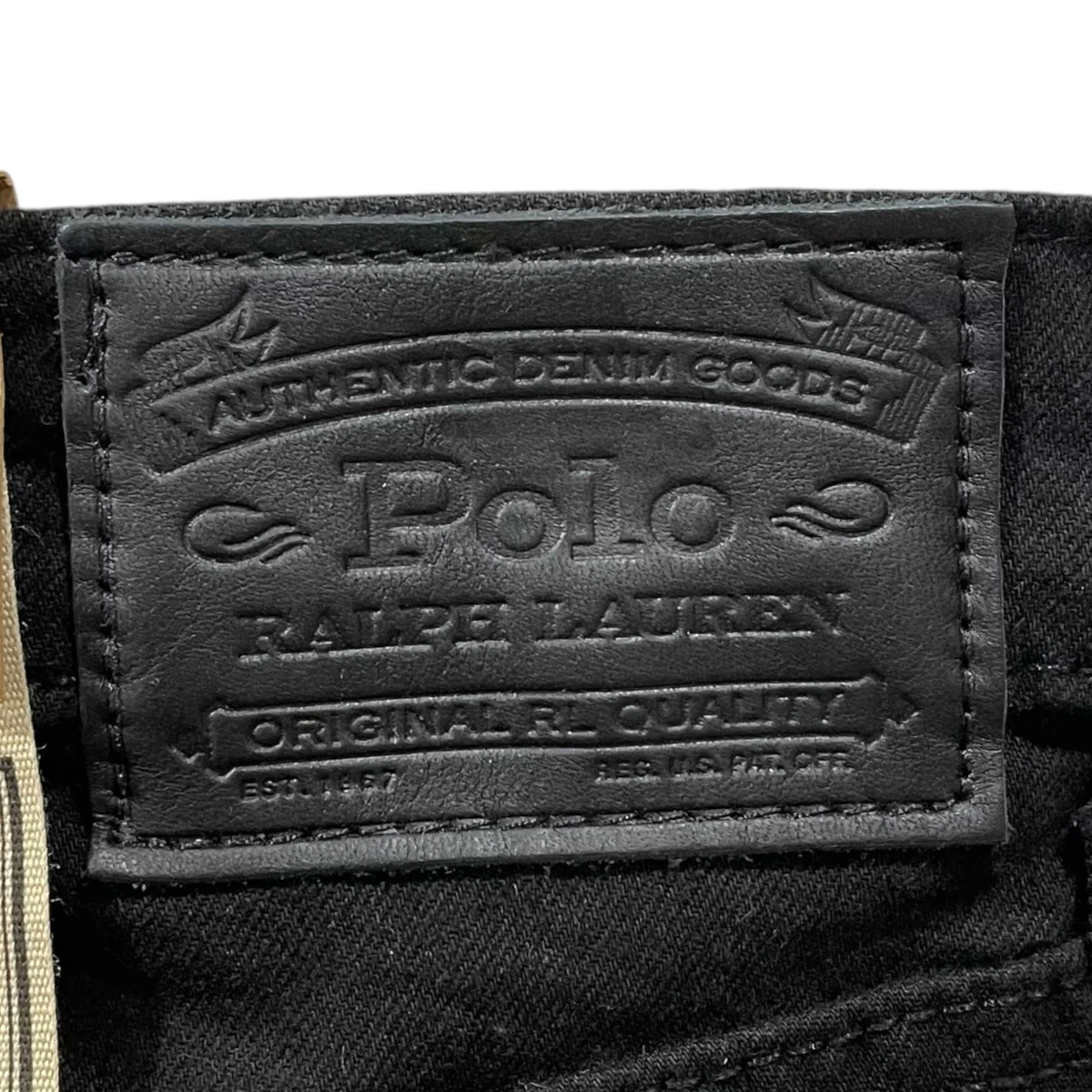 ガーメントダイ ブラックデニムパンツ THE PARKSIDE ATHLETIC TAPER ザ パークサイド アスレチック テーパー Low Stretch Garment Dyed - Image 5