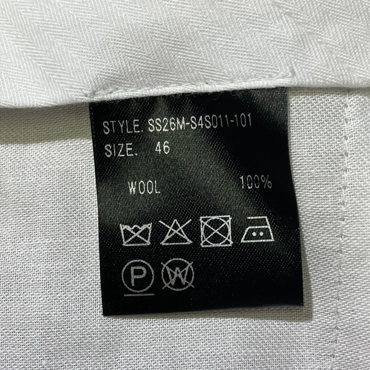 26SSハーフパンツSS26M-S4S011-101 - Image 5