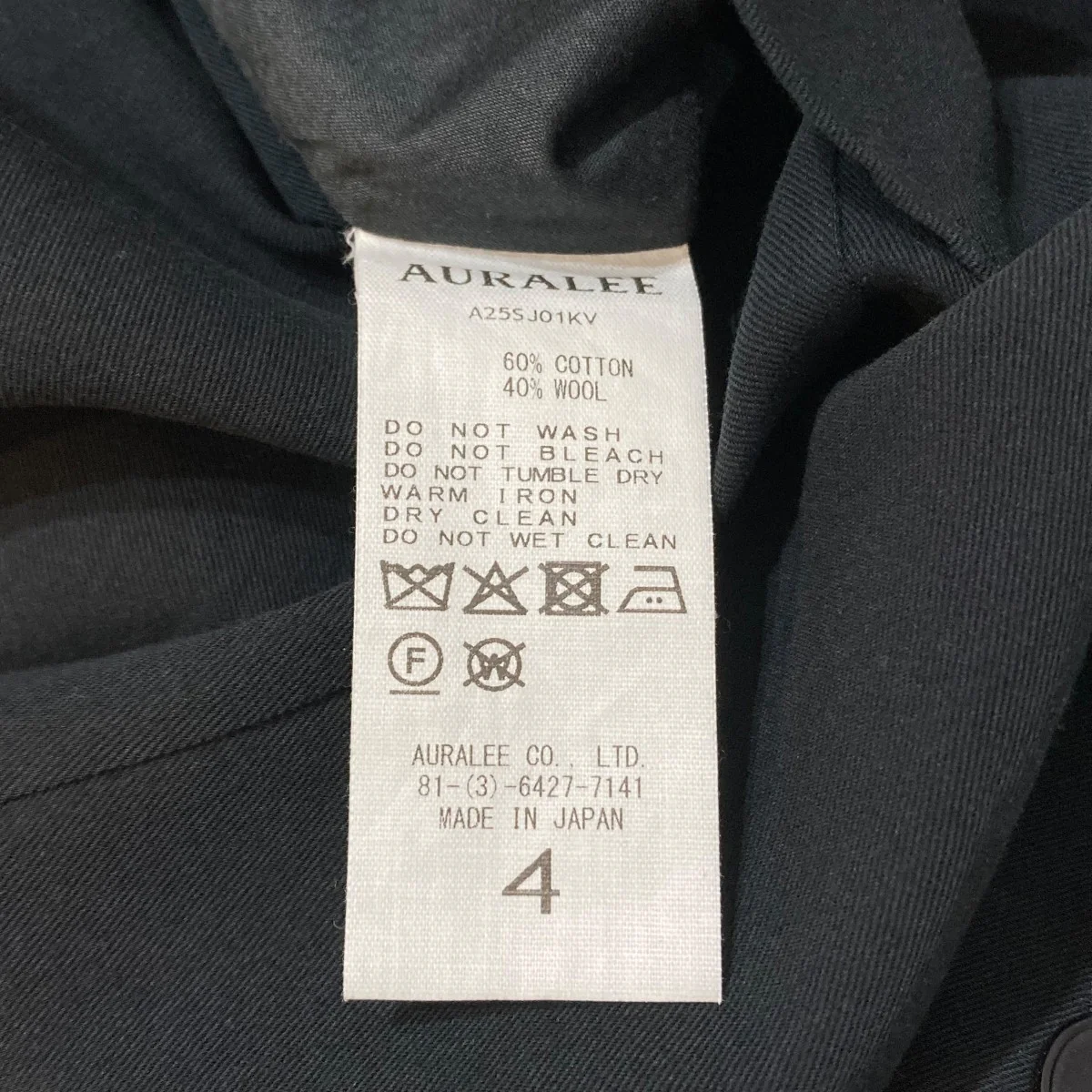 25SSLIGHT COTTON WOOL VIYELLA JACKETジャケットA25SJ01KV - Image 10