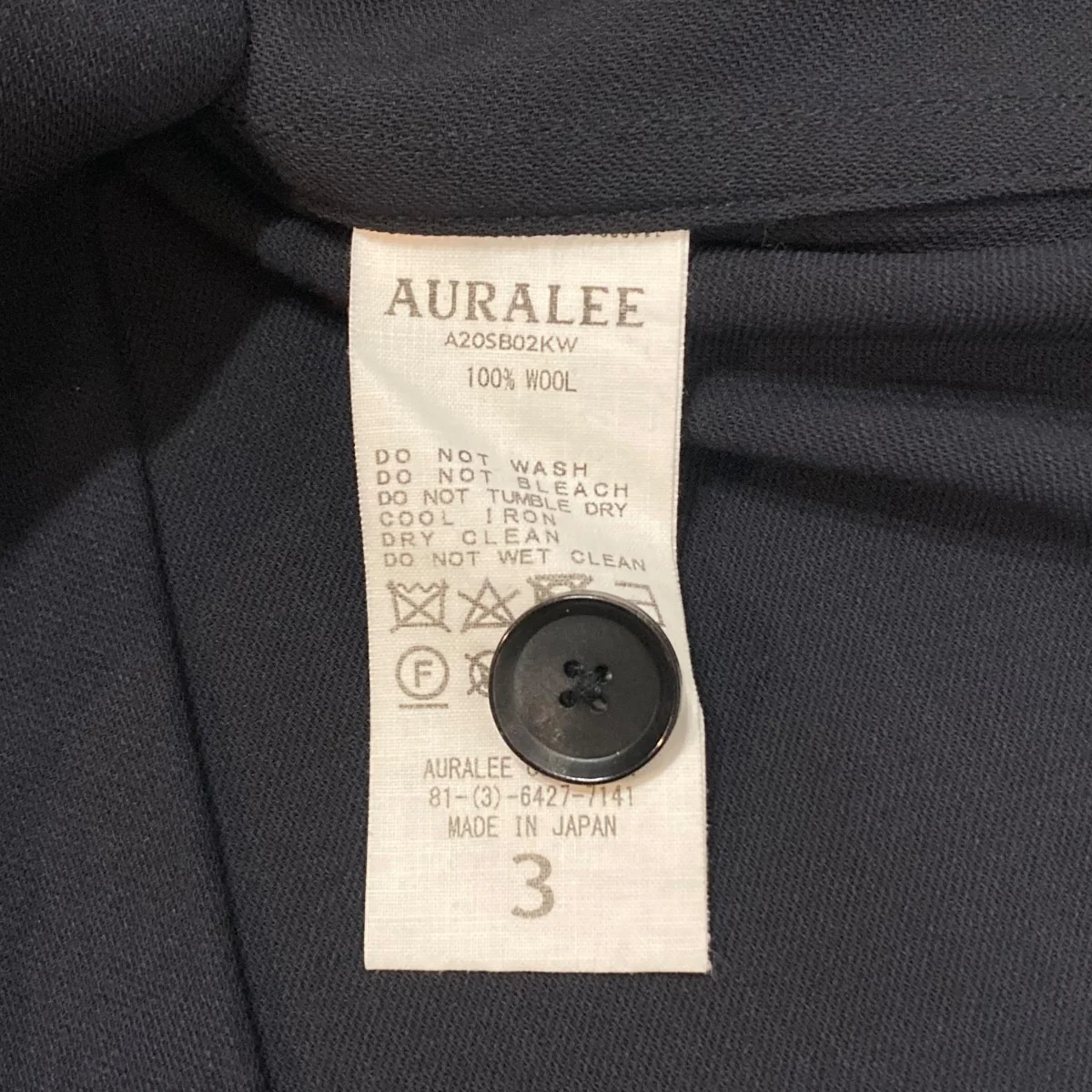 HARD TWIST WOOL DOBBY SHIRTS長袖シャツA20SB02KW - Image 6