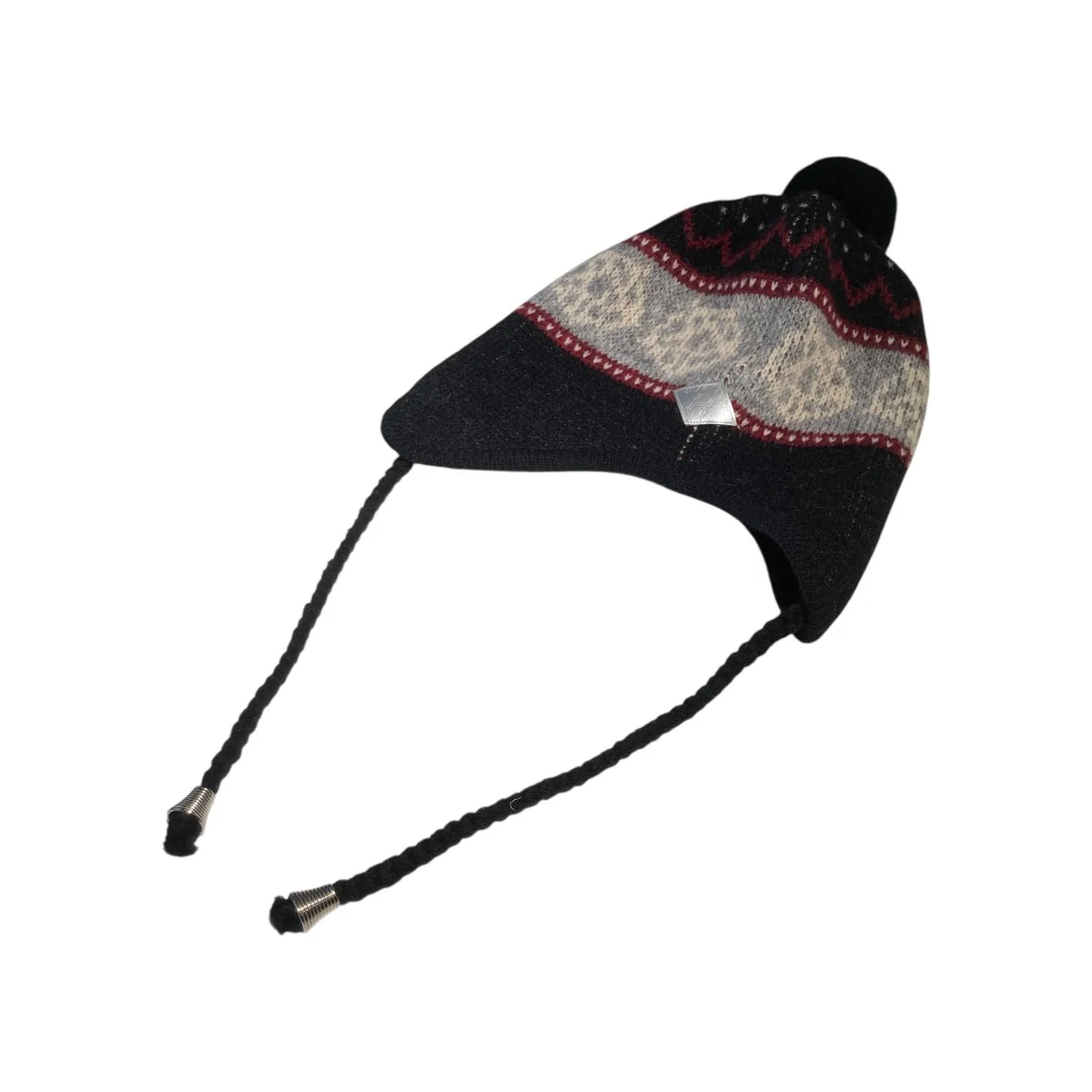 WOOL KNIT FLAP POMPOM BEANIEニット帽PD25AAC09 - Image 2