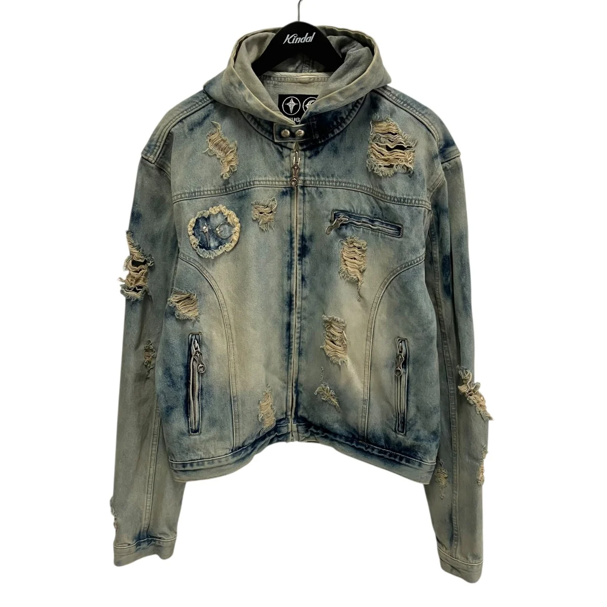Denim Hoodie Zip-UpデニムジャケットTC24JK0201