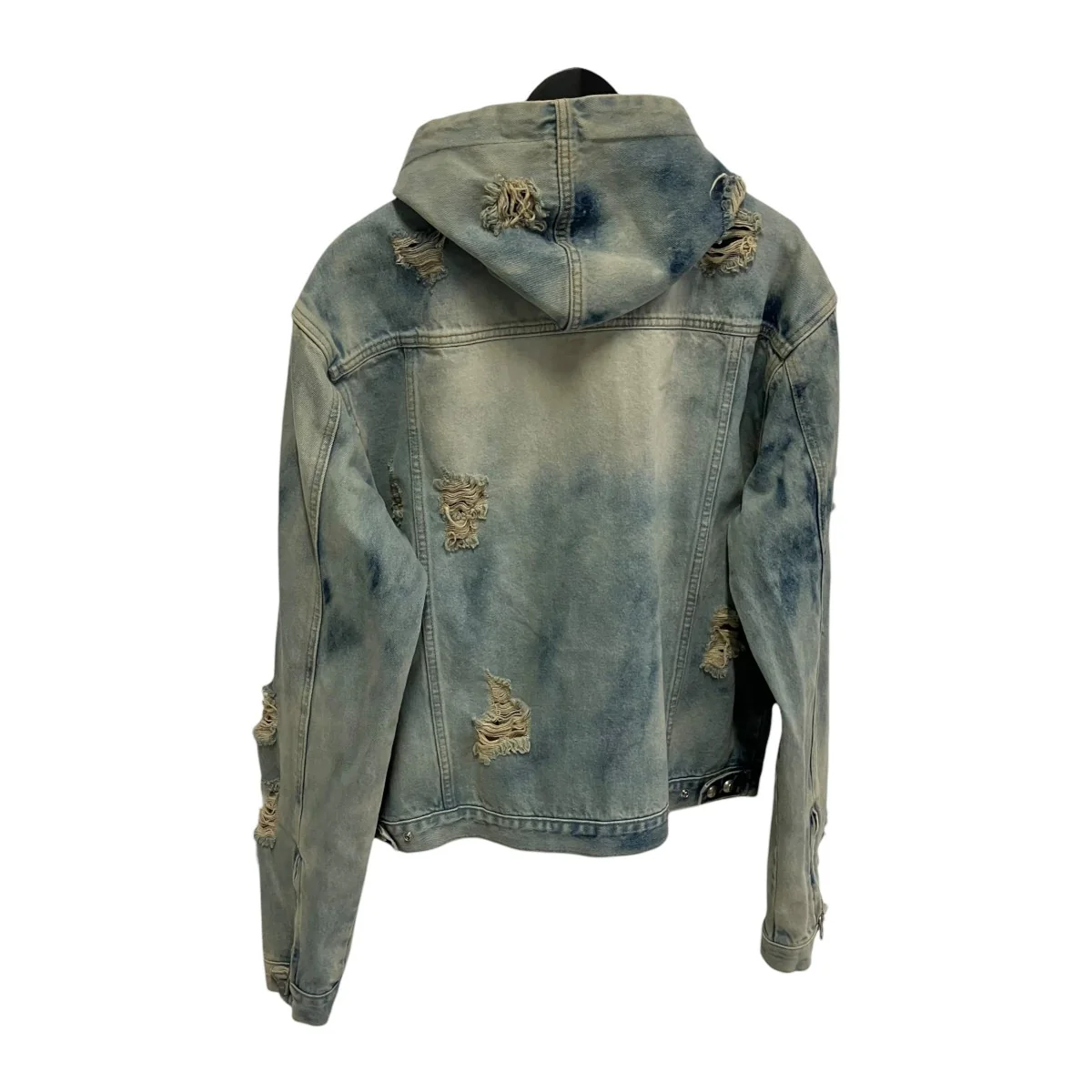 Denim Hoodie Zip-UpデニムジャケットTC24JK0201 - Image 2