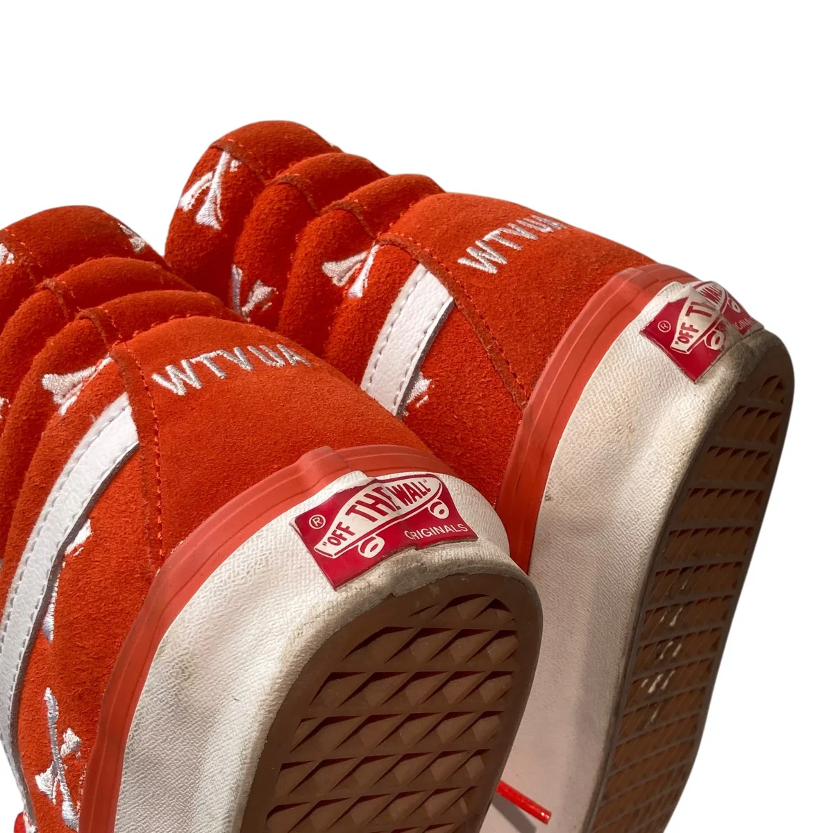 WTAPS × VANS VAULT SK8-HI LX ORANGE WHITEスニーカーVN0A4BVB20Q1 - Image 9