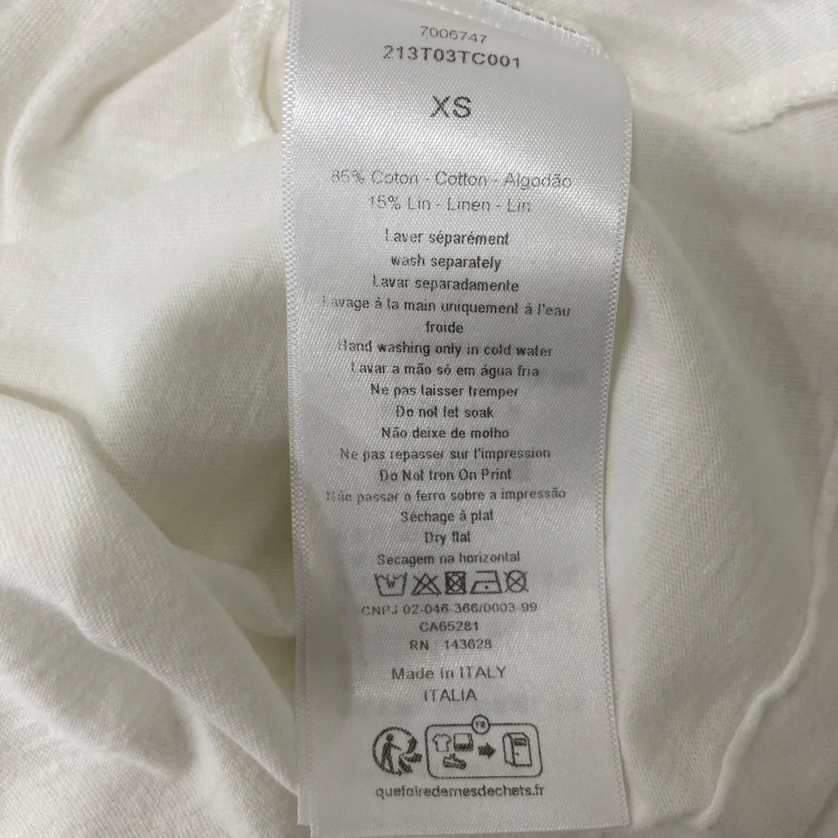 ロゴ J’ADIOR半袖Tシャツ213T03TC001 - Image 6