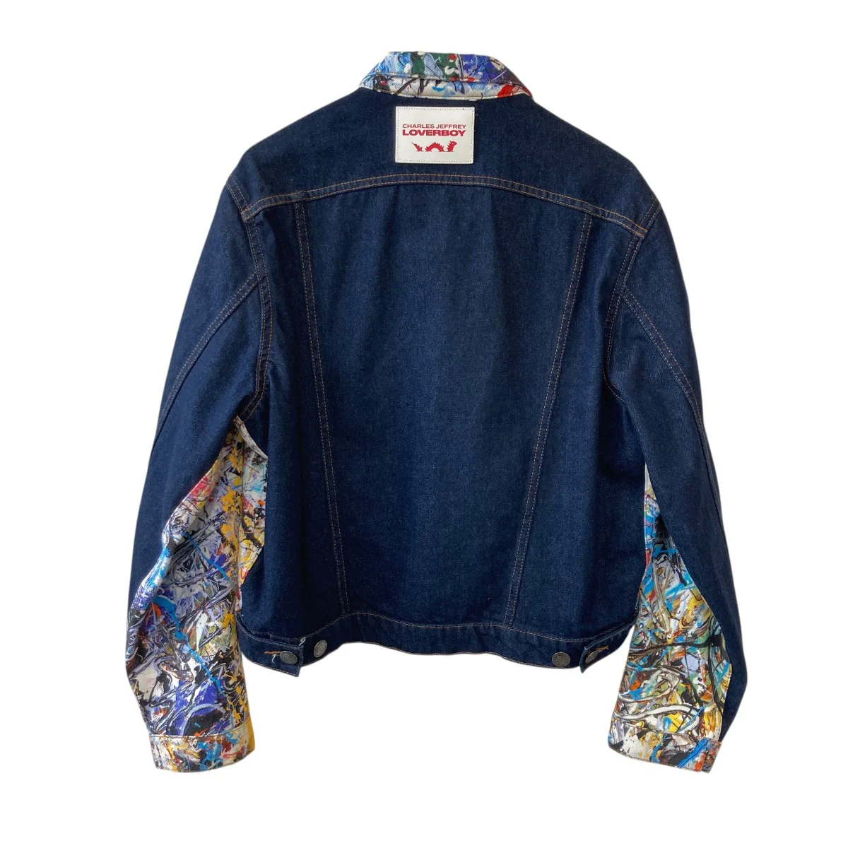 Art Print Denim Jacketデニムジャケット - Image 2