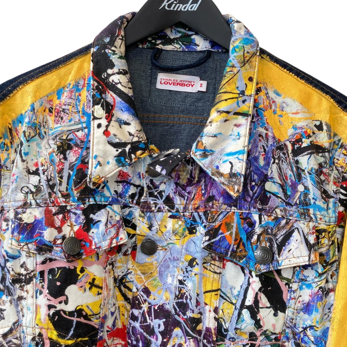 Art Print Denim Jacketデニムジャケット - Image 3