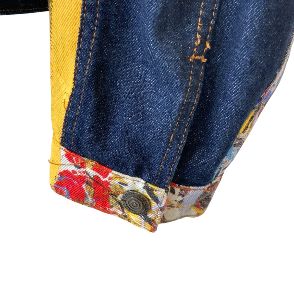 Art Print Denim Jacketデニムジャケット - Image 4