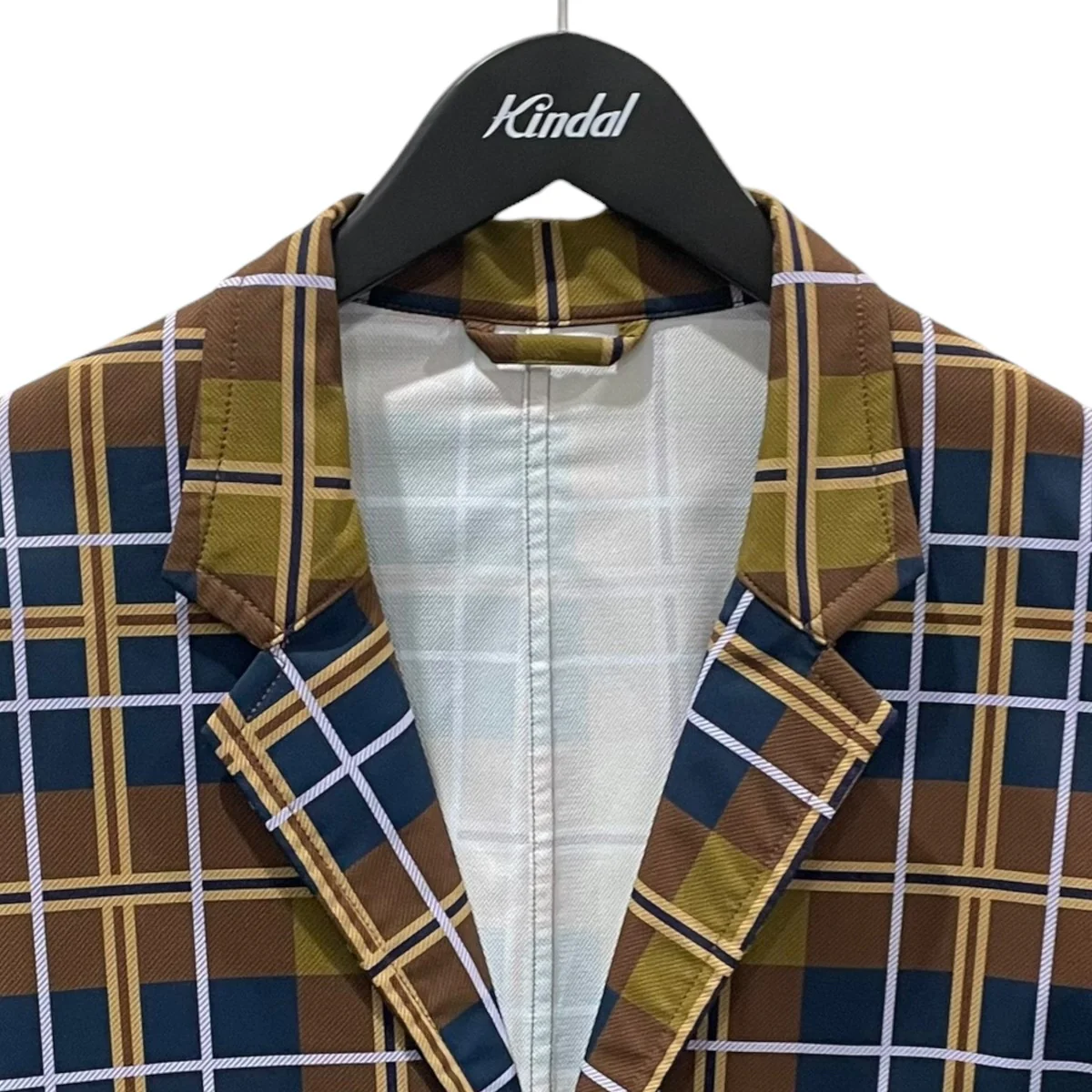 22AW チェック柄3Bジャケット ALPHADRY Dock Jacket アルファドライ ドック ジャケット SUAS201 - Image 3