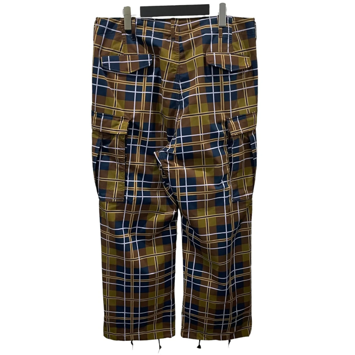 22AW チェック柄カーゴパンツ ALPHADRY Cargo Pants アルファドライ カーゴパンツ SUCS202 - Image 2