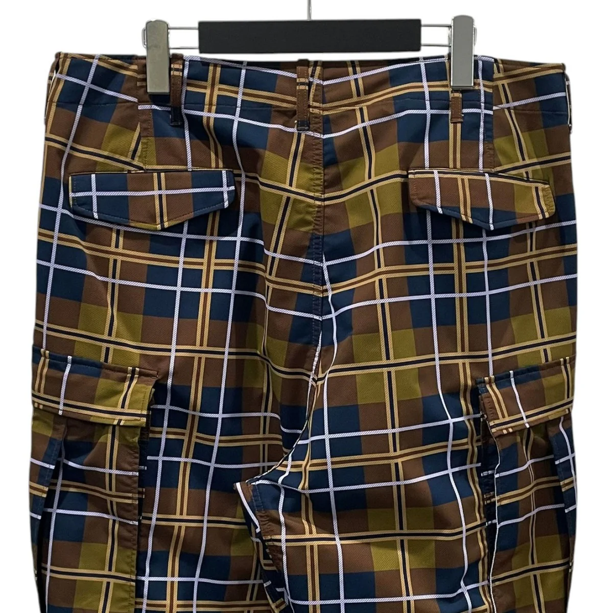 22AW チェック柄カーゴパンツ ALPHADRY Cargo Pants アルファドライ カーゴパンツ SUCS202 - Image 4