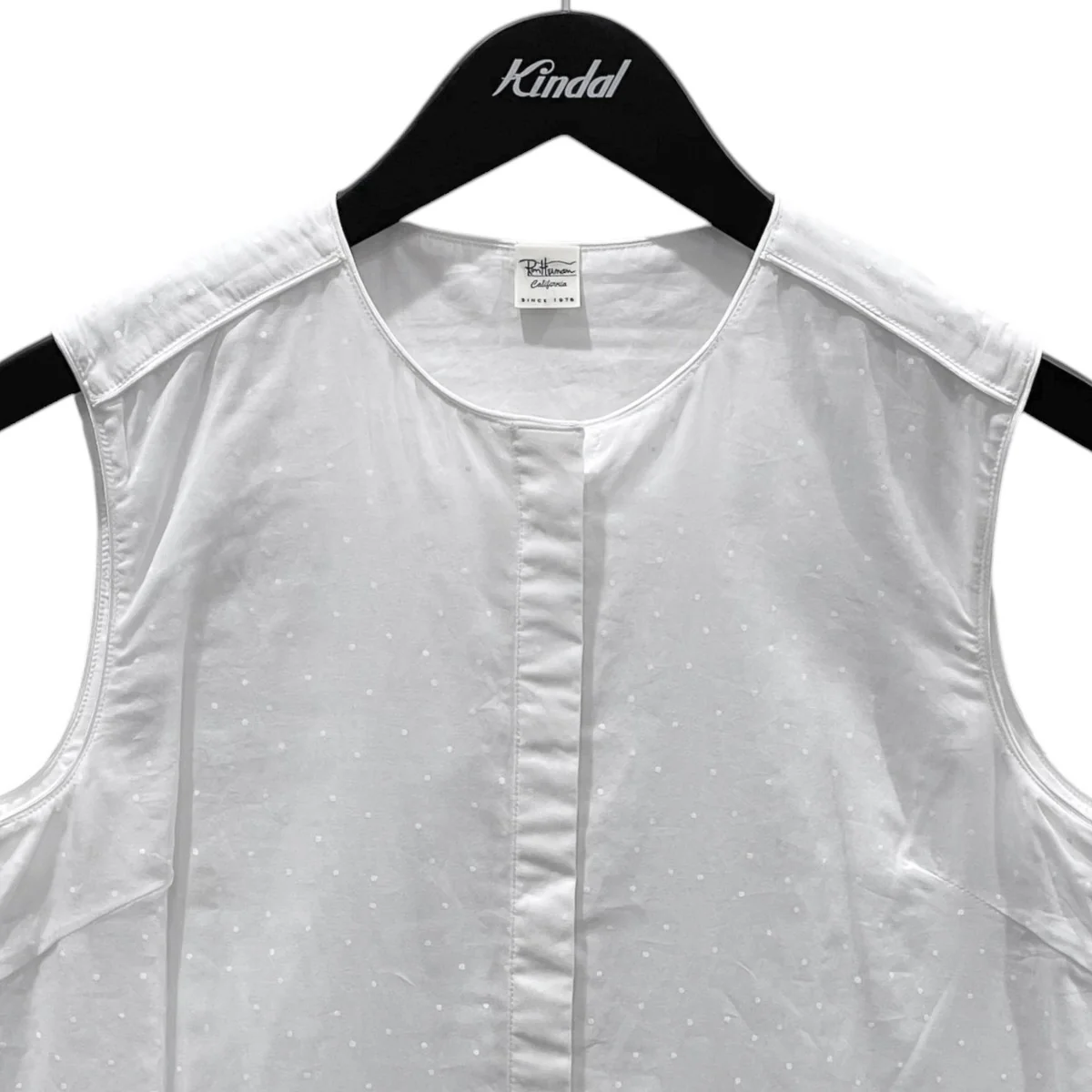 17SS ドットプリントノースリーブワンピース 611030137-1071 - Image 3