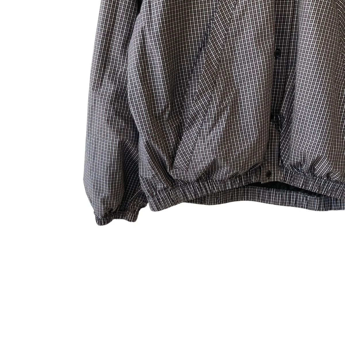 UMBRO Gingham Masked Shirt CoffeeジャケットUBMW0476FA306 - Image 4