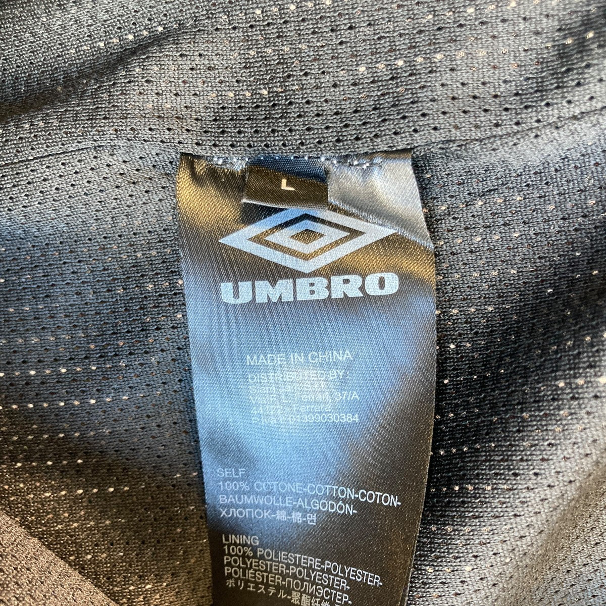 UMBRO Gingham Masked Shirt CoffeeジャケットUBMW0476FA306 - Image 5