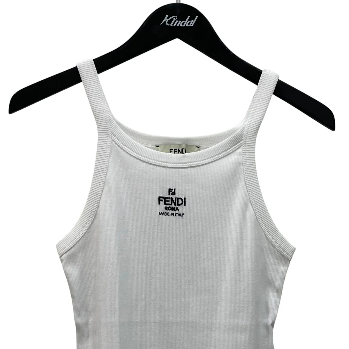 RIBBED COTTON JERSEYタンクトップFS7966ANQM - Image 2