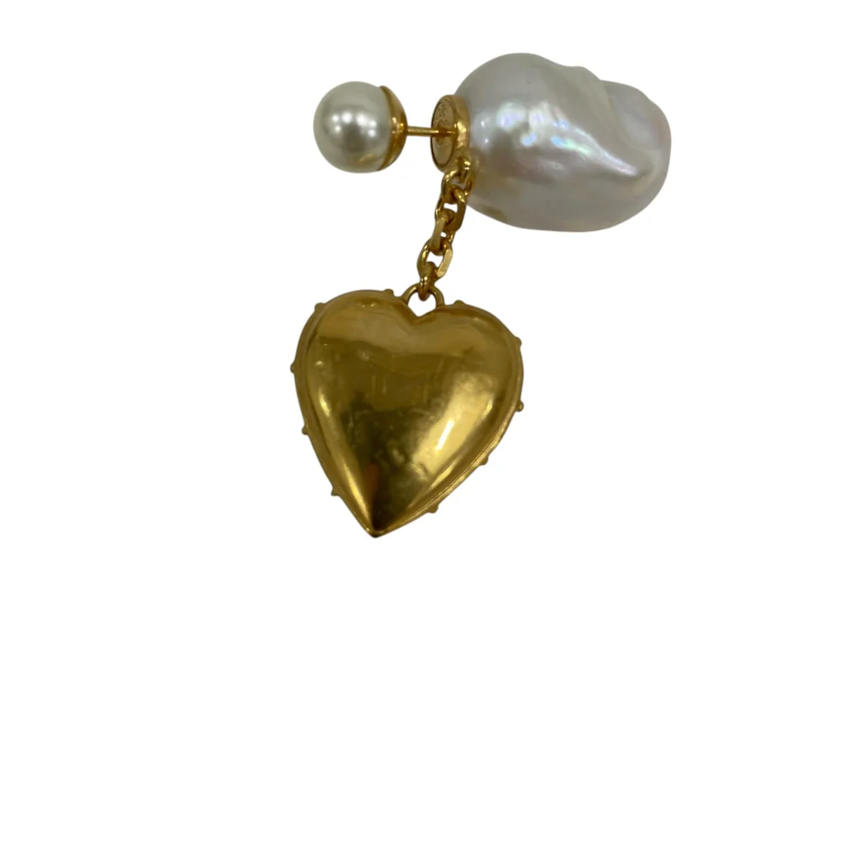 トライバルハート珊瑚ピアスピアス - Image 3