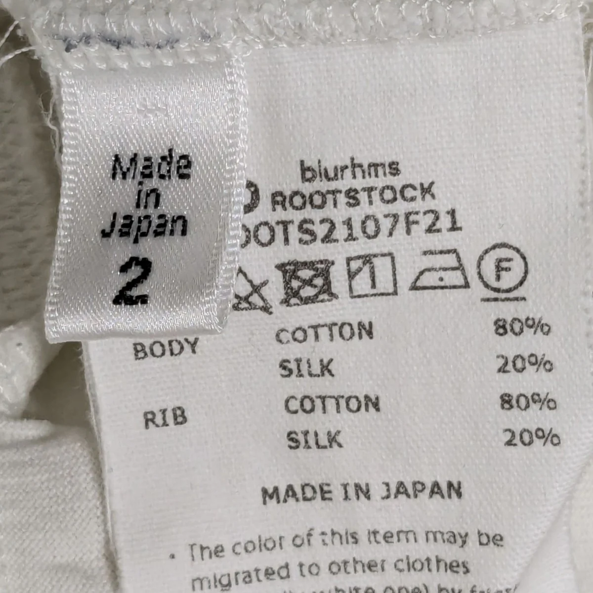 Silk Cotton 20 80 Crewneck L S Tee長袖TシャツROOTS2107F21 - Image 9