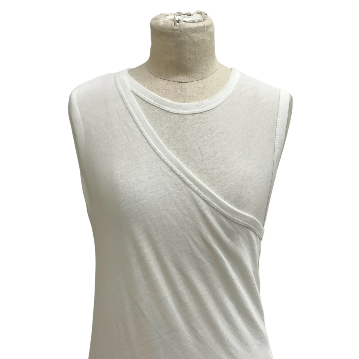 ノースリーブレイヤードTシャツ I23SS-CUT11 - Image 4