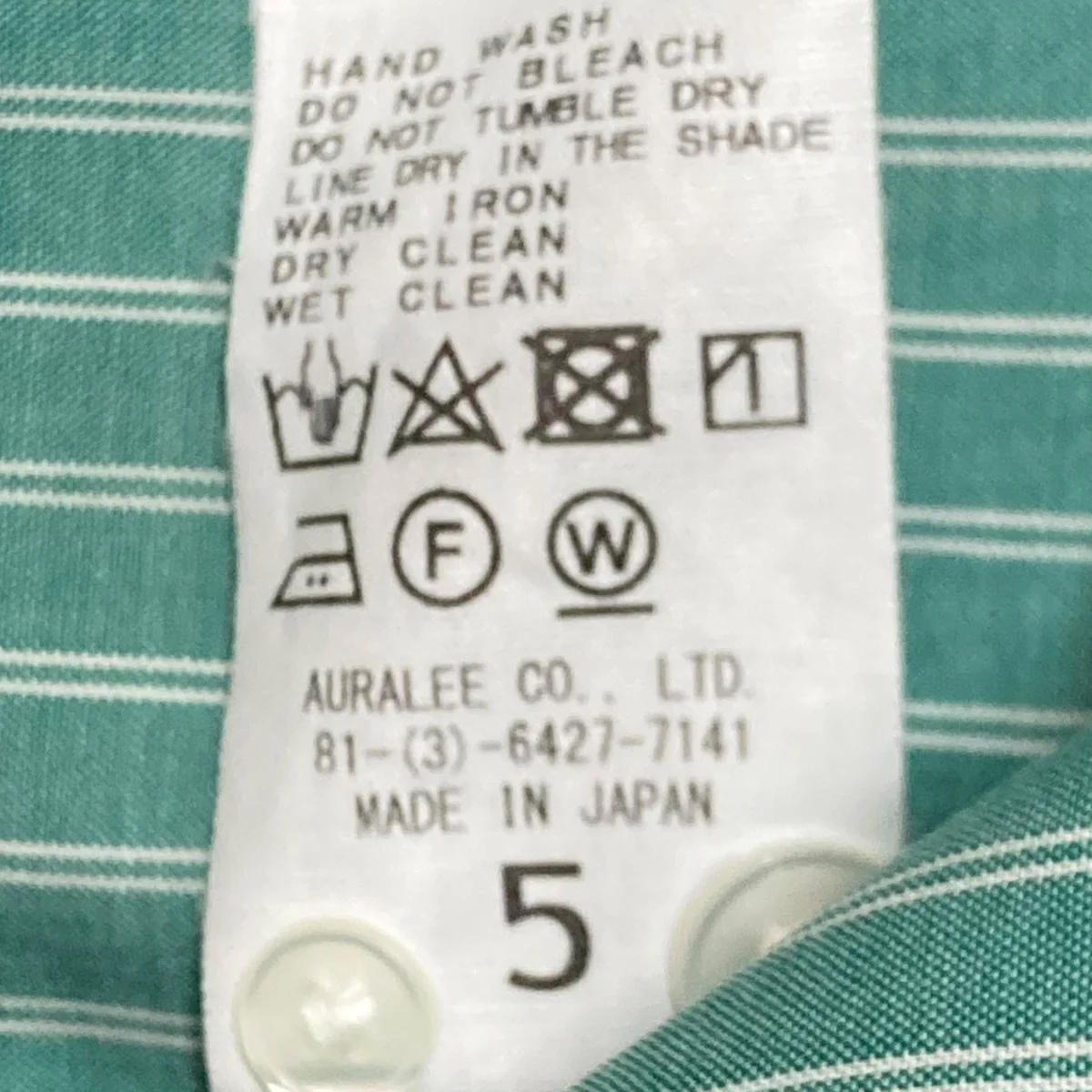 長袖シャツA25SS01WW - Image 8