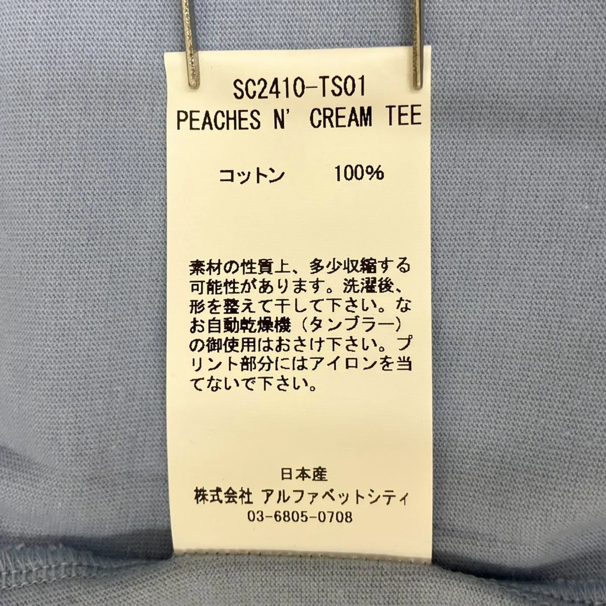PEACHES N’ CREAM TEE半袖TシャツSC2410-TS01 - Image 5