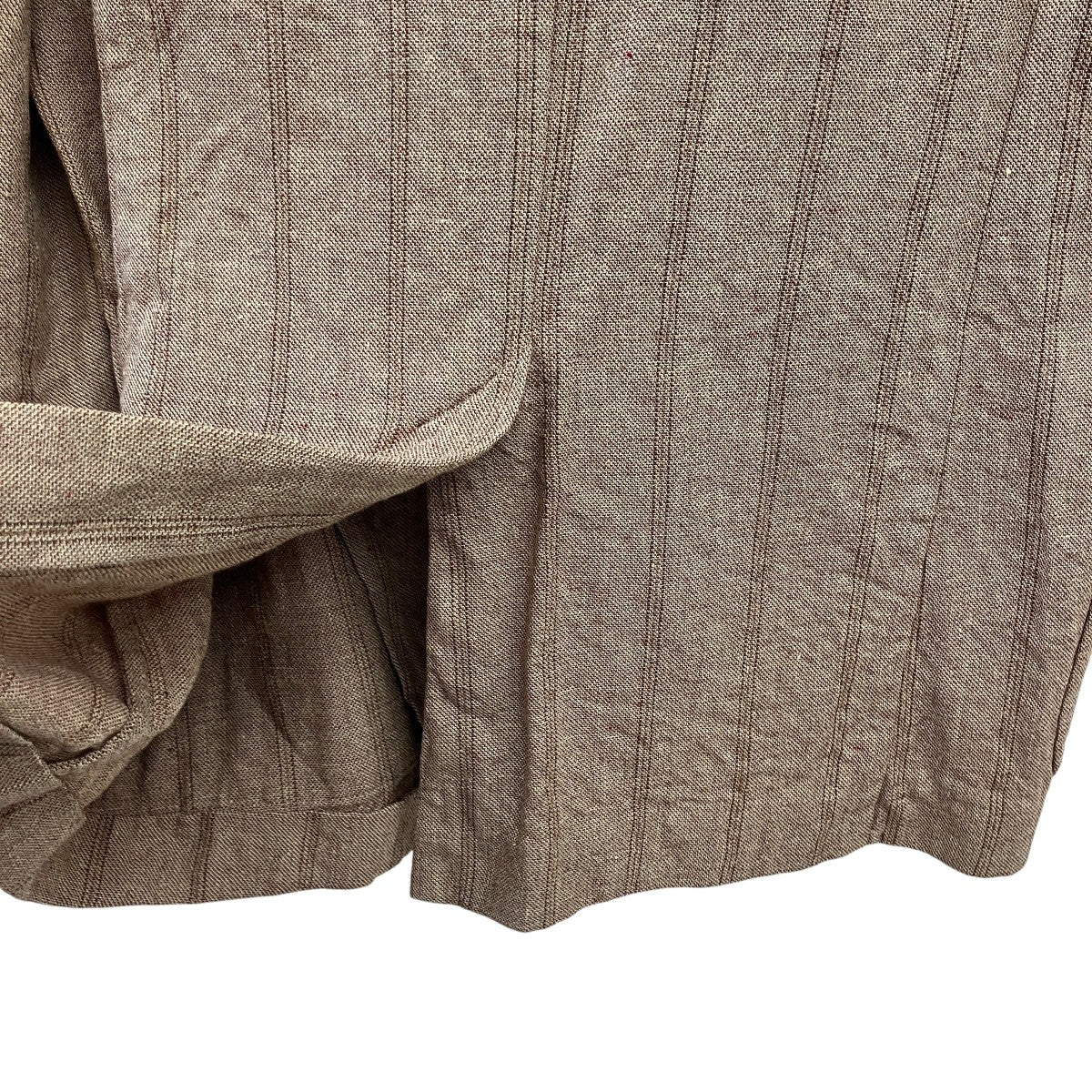 LINEN WOOL SILK SHARK SKIN JACKETストライプテーラードジャケットA9SJ01LW - Image 4