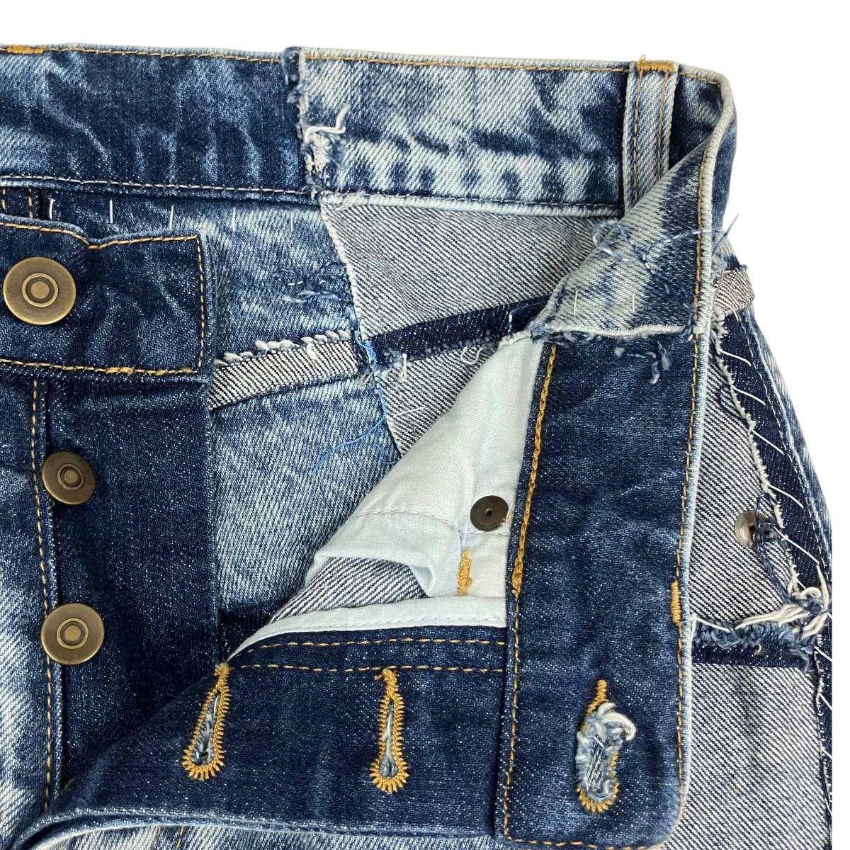 再構築デニムパンツ S51LA0137 - Image 5