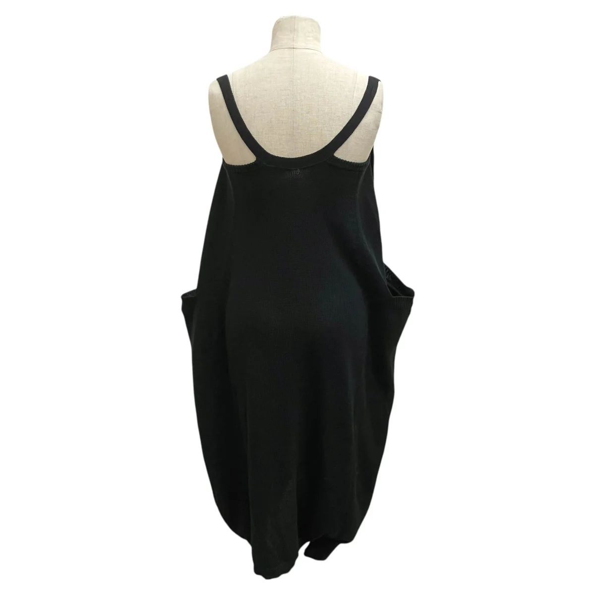 Shaped Sleeveless Cotton Knit DressニットワンピースYO-K05-070 - Image 2