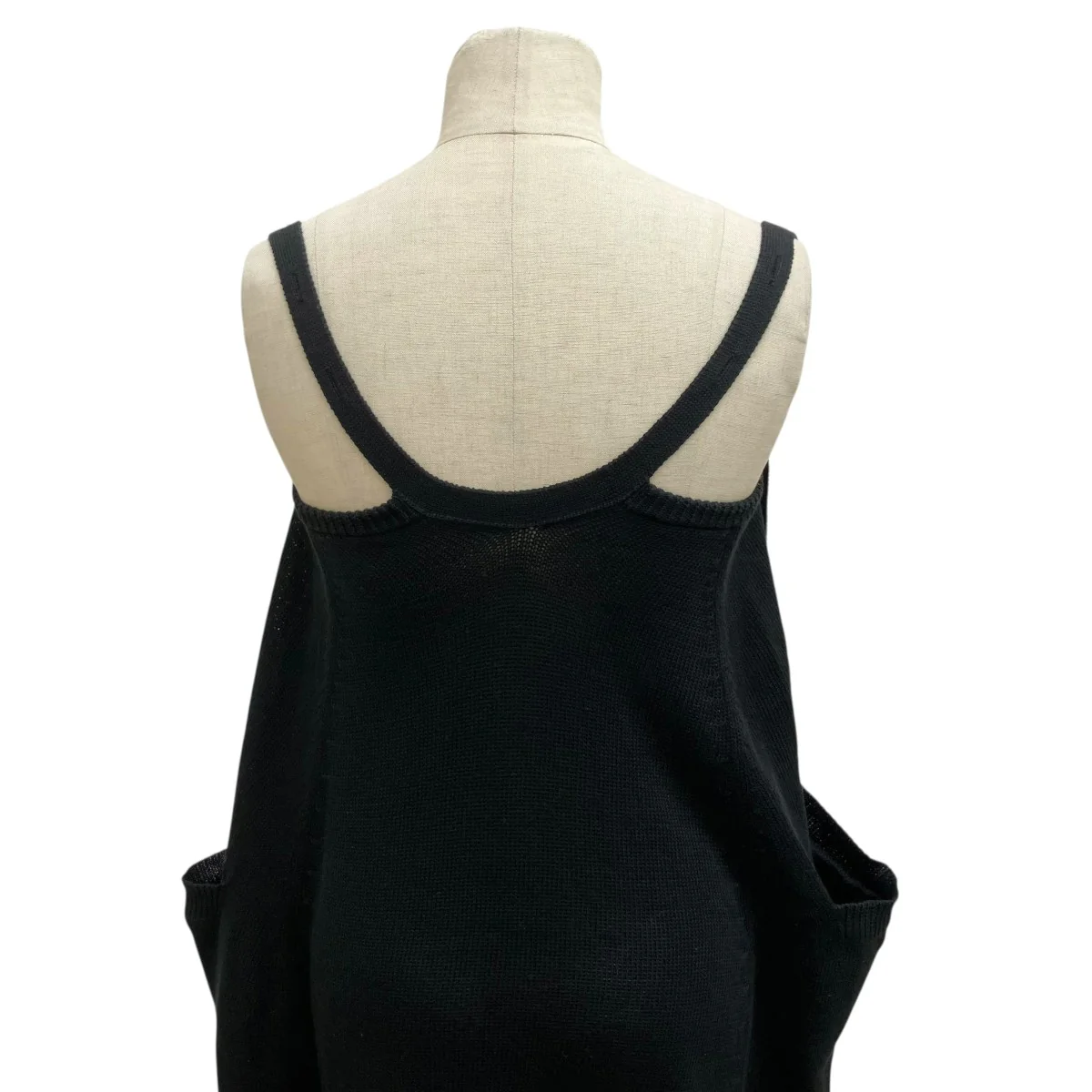 Shaped Sleeveless Cotton Knit DressニットワンピースYO-K05-070 - Image 5