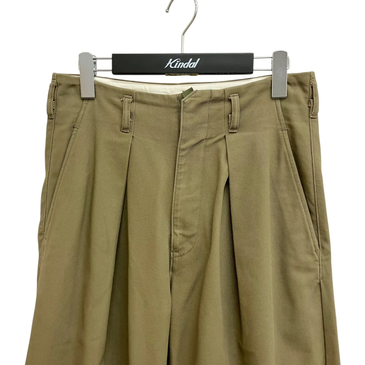 TUCK BAGGY HARD TWISTED YARN CLOTH -LIMITEDパンツ20A-031813 - Image 3