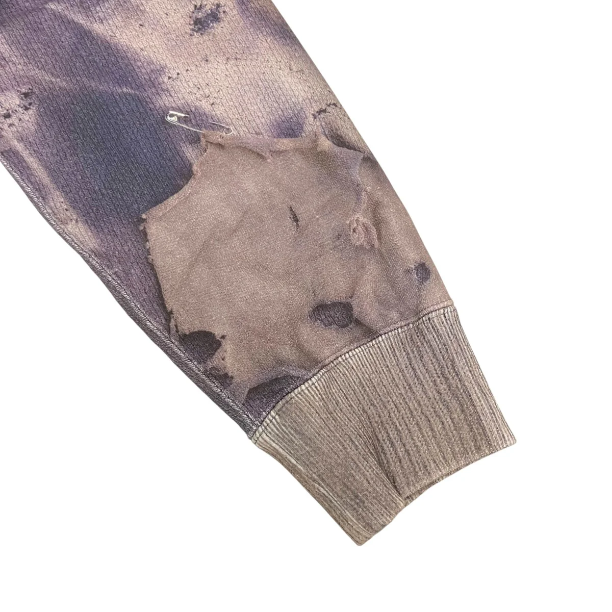 Trompe L’oeil Print Zip-up Hoodie NavyパーカーG15HD114 - Image 5
