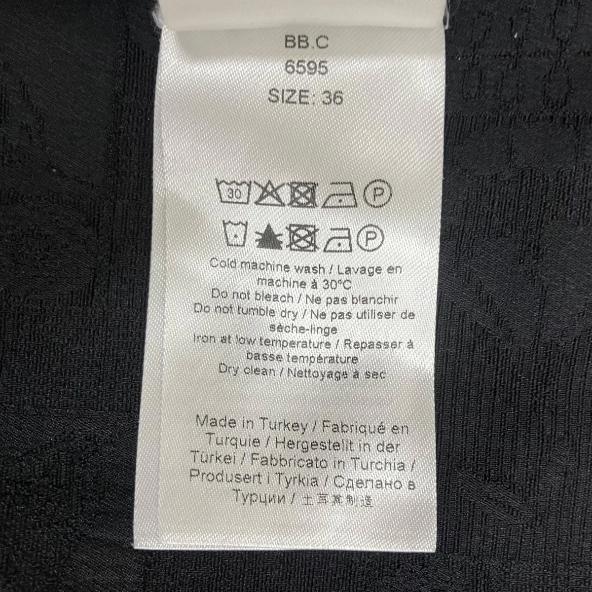 Stretch Jacquard Ruched Blouse長袖ブラウスEUH-52010-B - Image 8