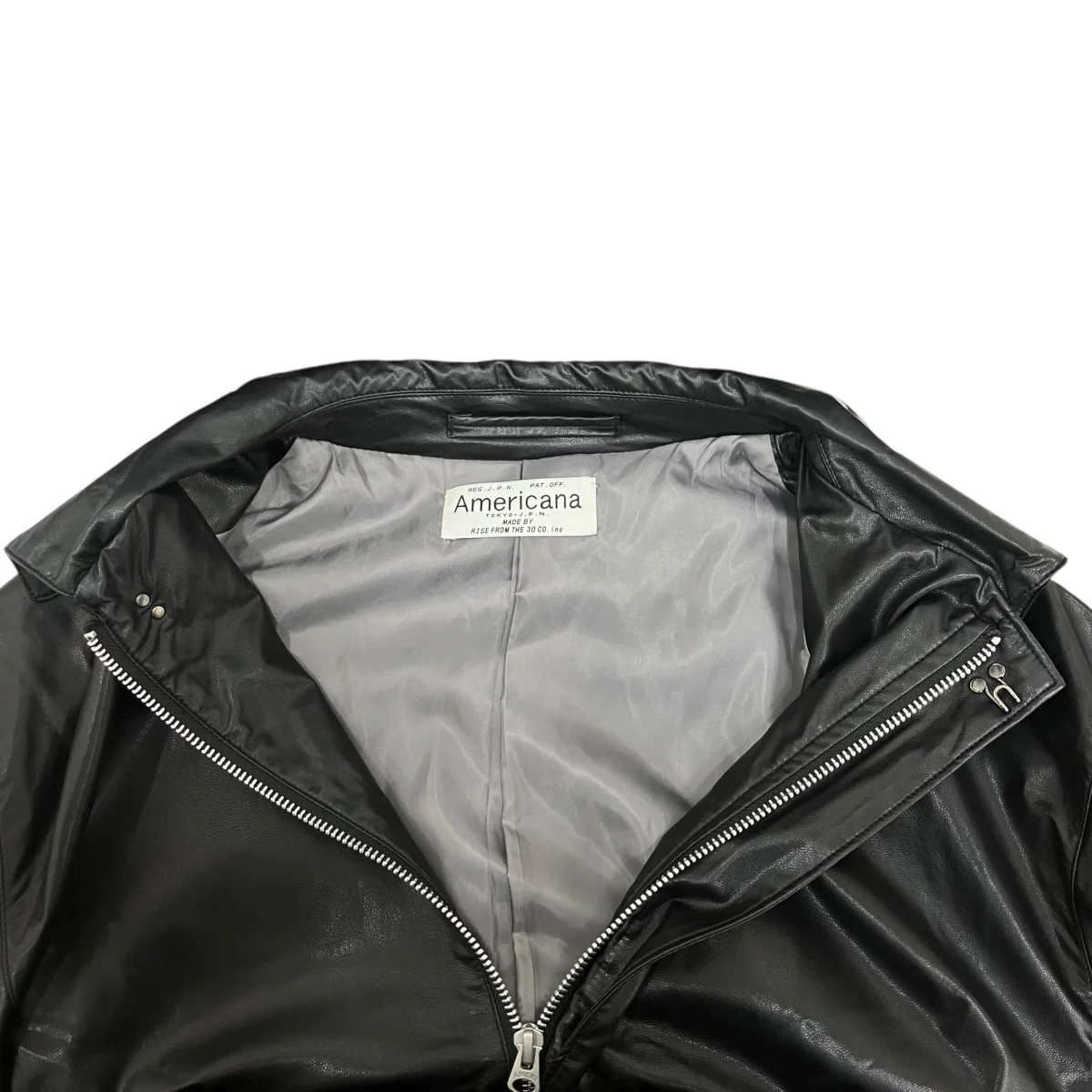 フェイクレザージャケット - Image 5