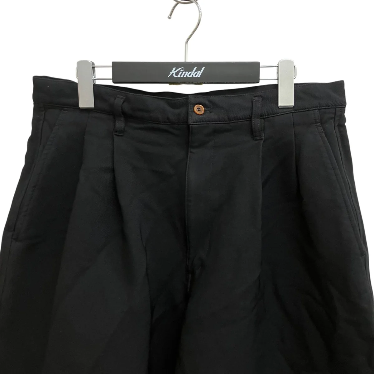 ポリエステル縮絨ワイドショートパンツ FK-P009 - Image 3