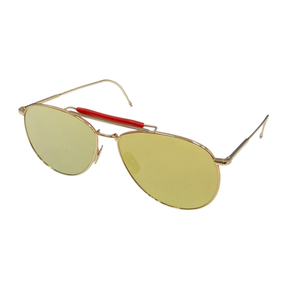 teardrop two bridge mirror lensサングラスTB-015-LTD-GLD-62
